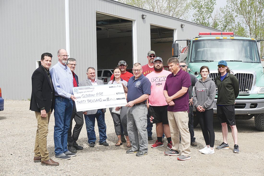 Cooperatives donate to Glenburn Fire Department News, Sports, Jobs Minot Daily News